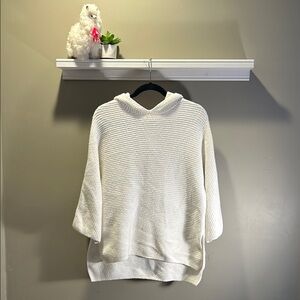 Old Navy White Shrug with Hood